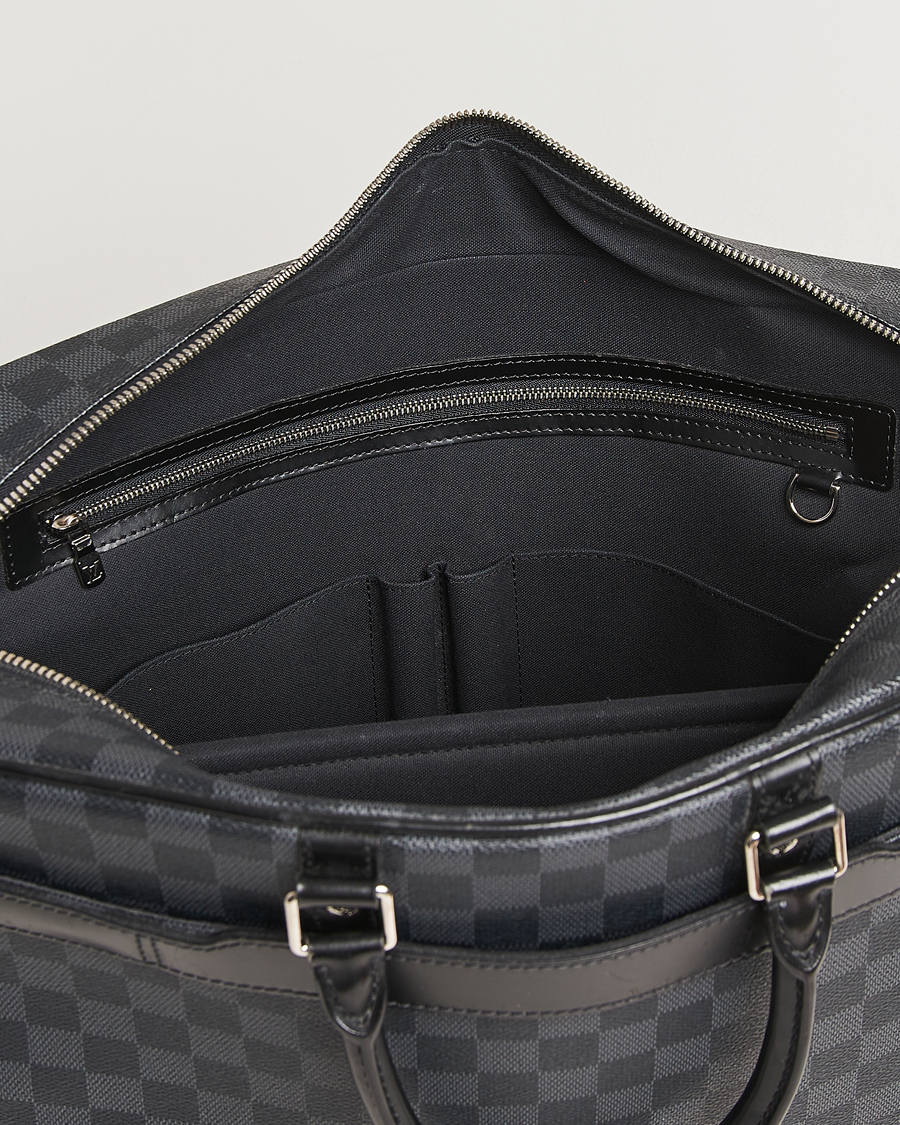 Herre | Pre-Owned & Vintage Bags | Louis Vuitton Pre-Owned | Porte-Documents Voyage Briefcase Damier Graphite