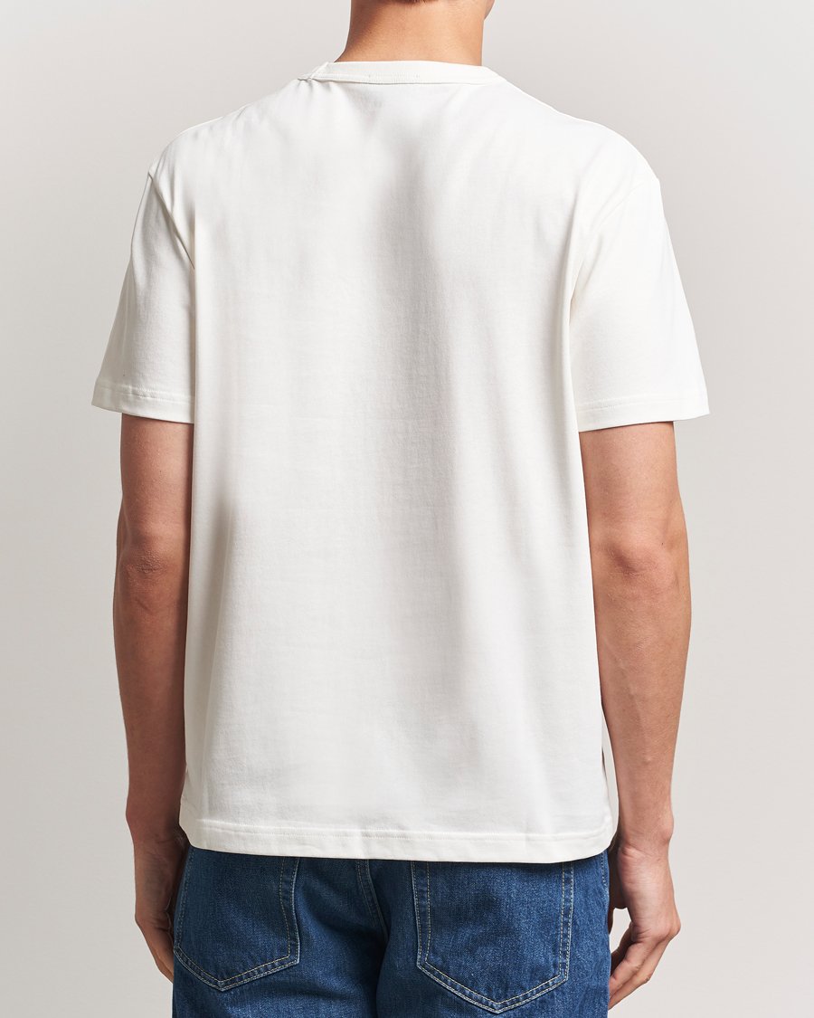 Herre | T-Shirts | A.P.C. | Boxy Fit Petit VPC T-Shirt White/Dark Navy