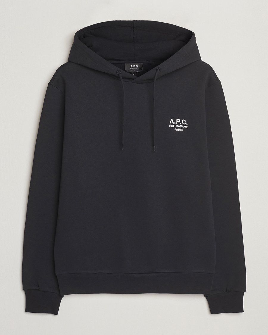 Herre | Gensere | A.P.C. | Rue Madame Hoodie Black/White