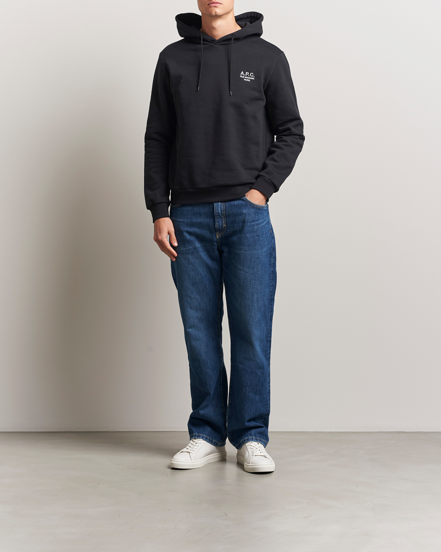 Herre | Gensere | A.P.C. | Rue Madame Hoodie Black/White