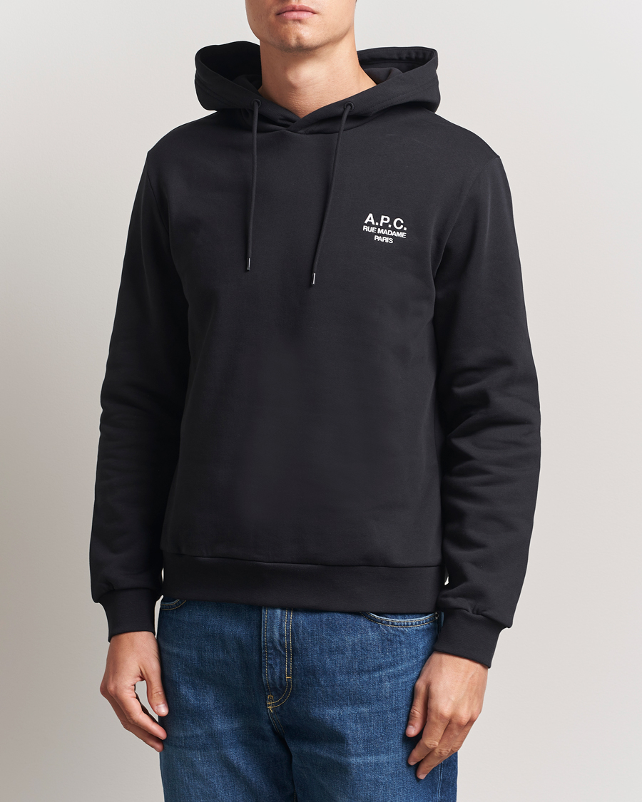 Herre | Gensere | A.P.C. | Rue Madame Hoodie Black/White