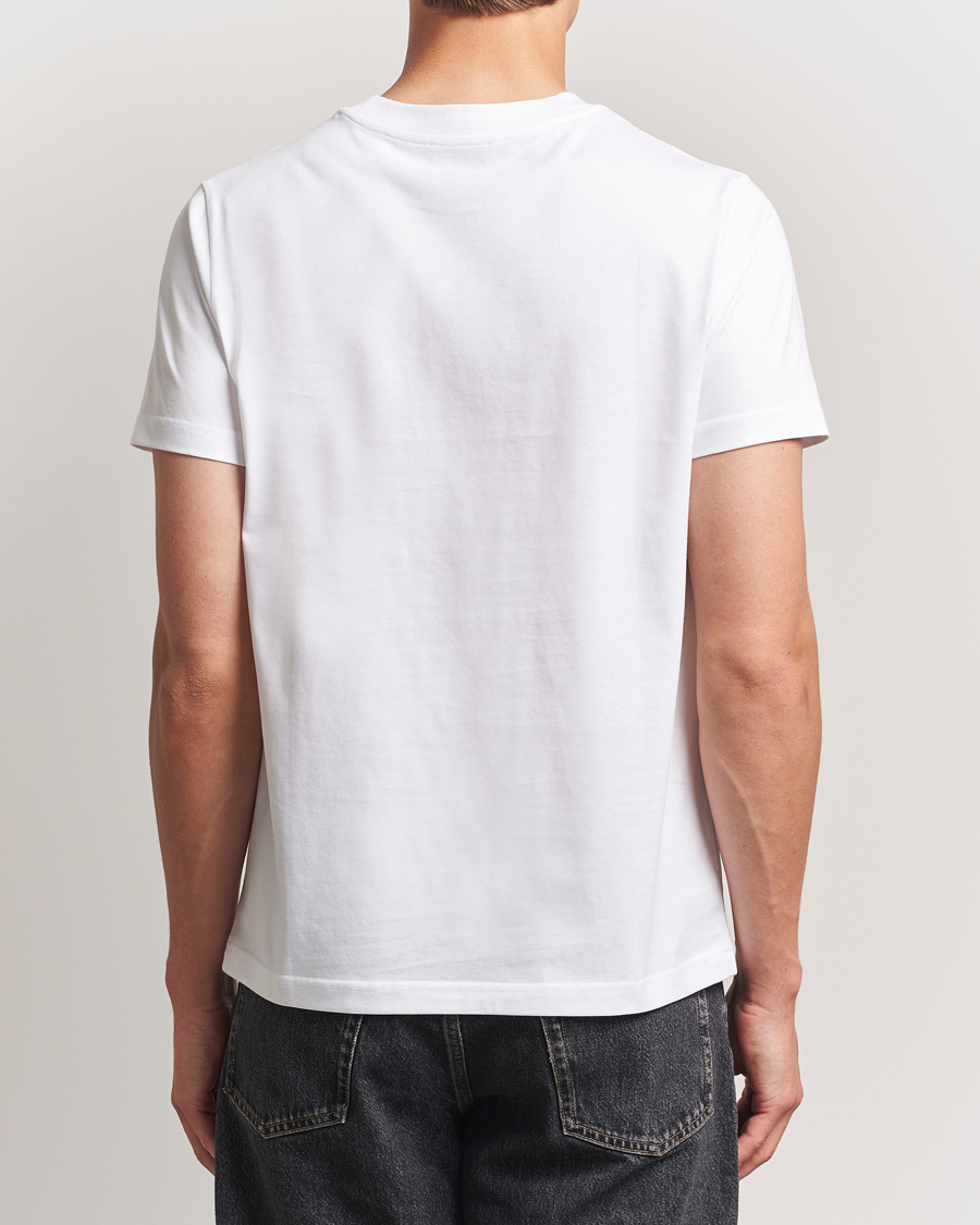 Herre | T-Shirts | A.P.C. | Embroidered APC T-Shirt White