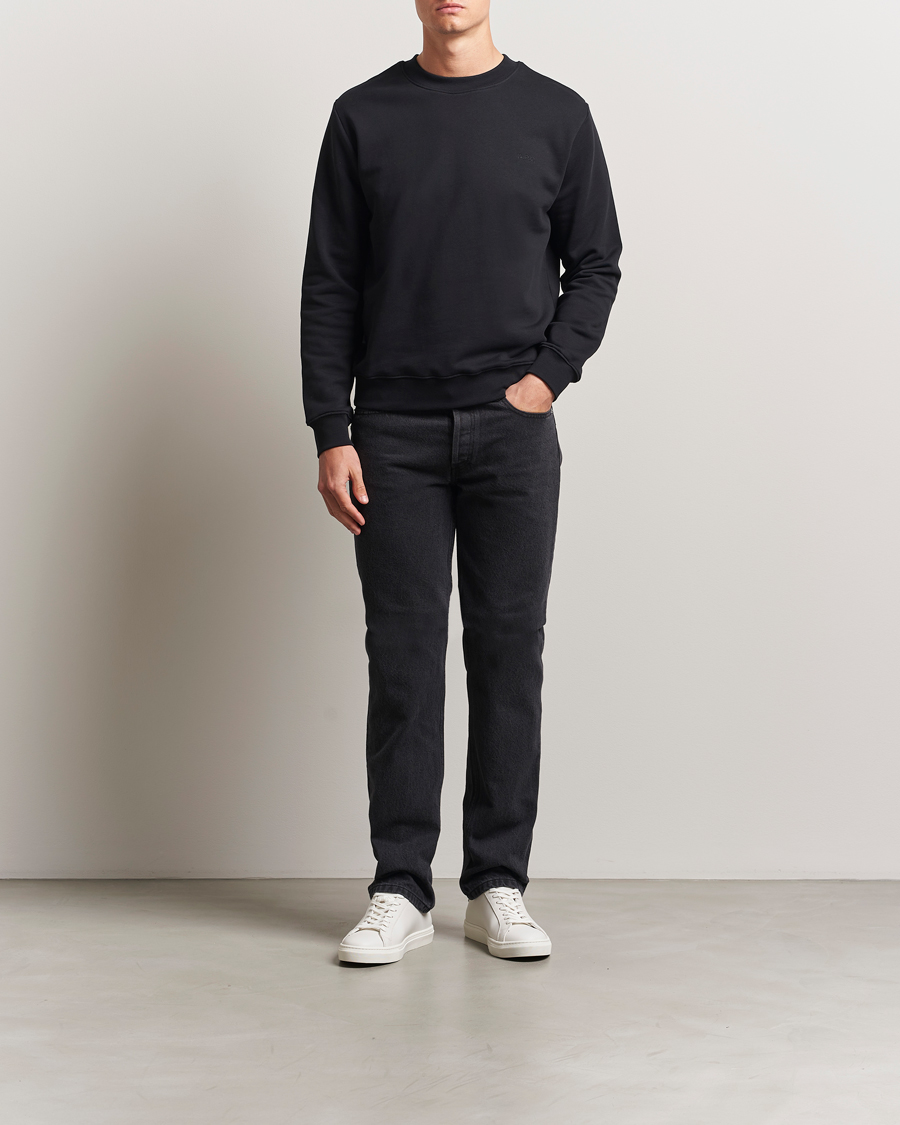 Herre | Gensere | A.P.C. | Embroidered APC Sweatshirt Black