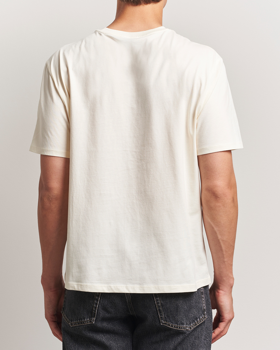 Herre | T-Shirts | A.P.C. | 70's Logo T-Shirt Ecru