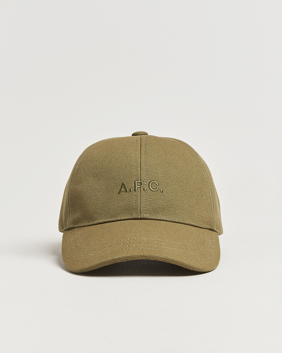 Herre | Hatter og capser | A.P.C. | A.P.C.Charlie Baseball CapKhaki Green