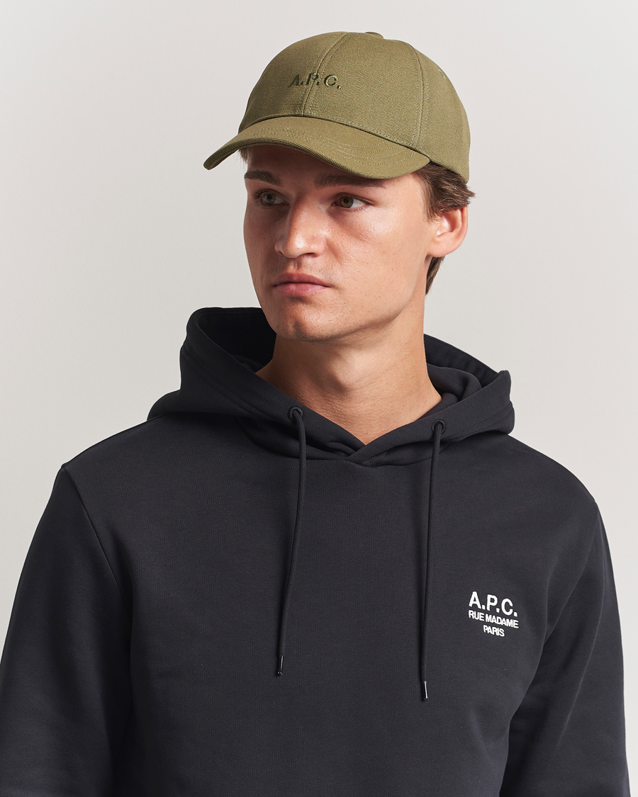 Herre | Hatter og capser | A.P.C. | A.P.C.Charlie Baseball CapKhaki Green