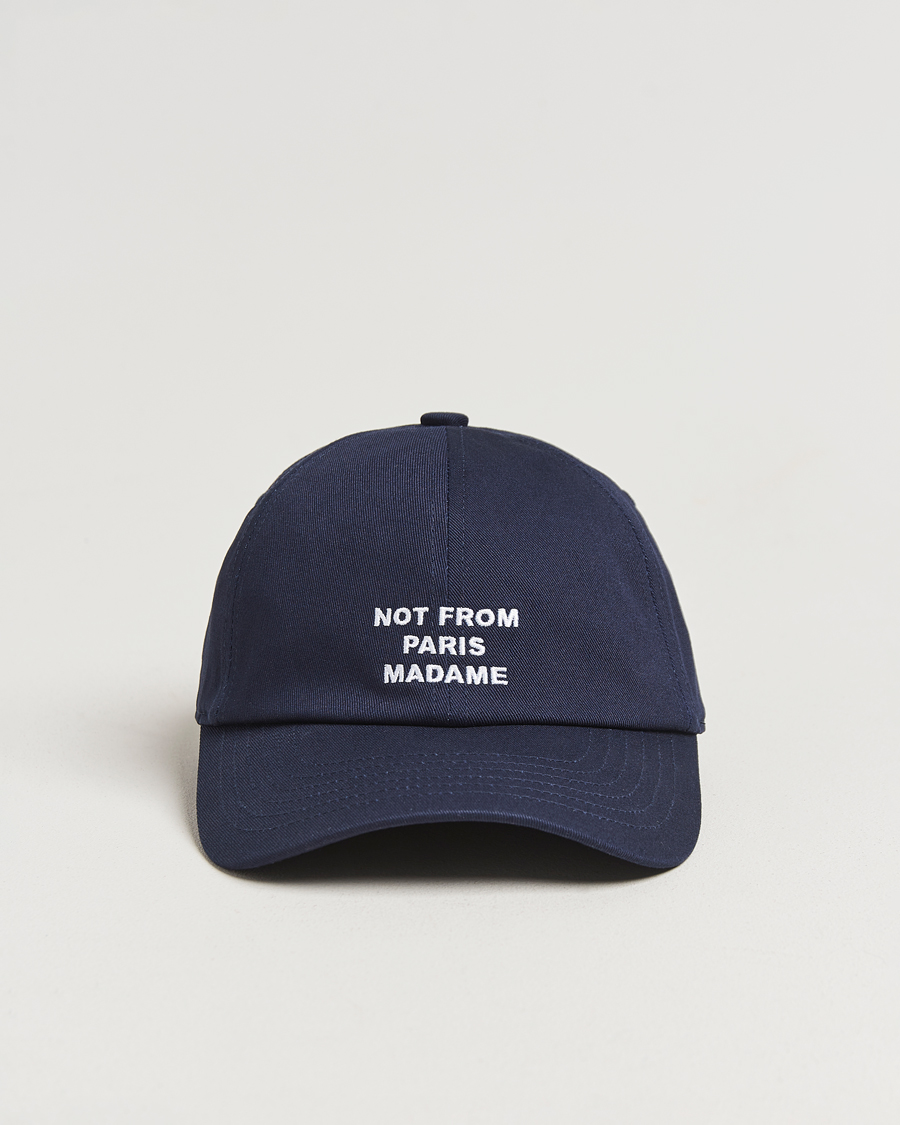 Herre | Hatter og capser | Drôle de Monsieur | Slogan Baseball Cap Navy