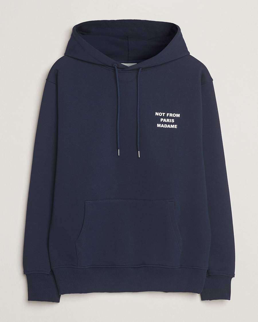 Herre | Gensere | Drôle de Monsieur | Slogan Hoodie Navy