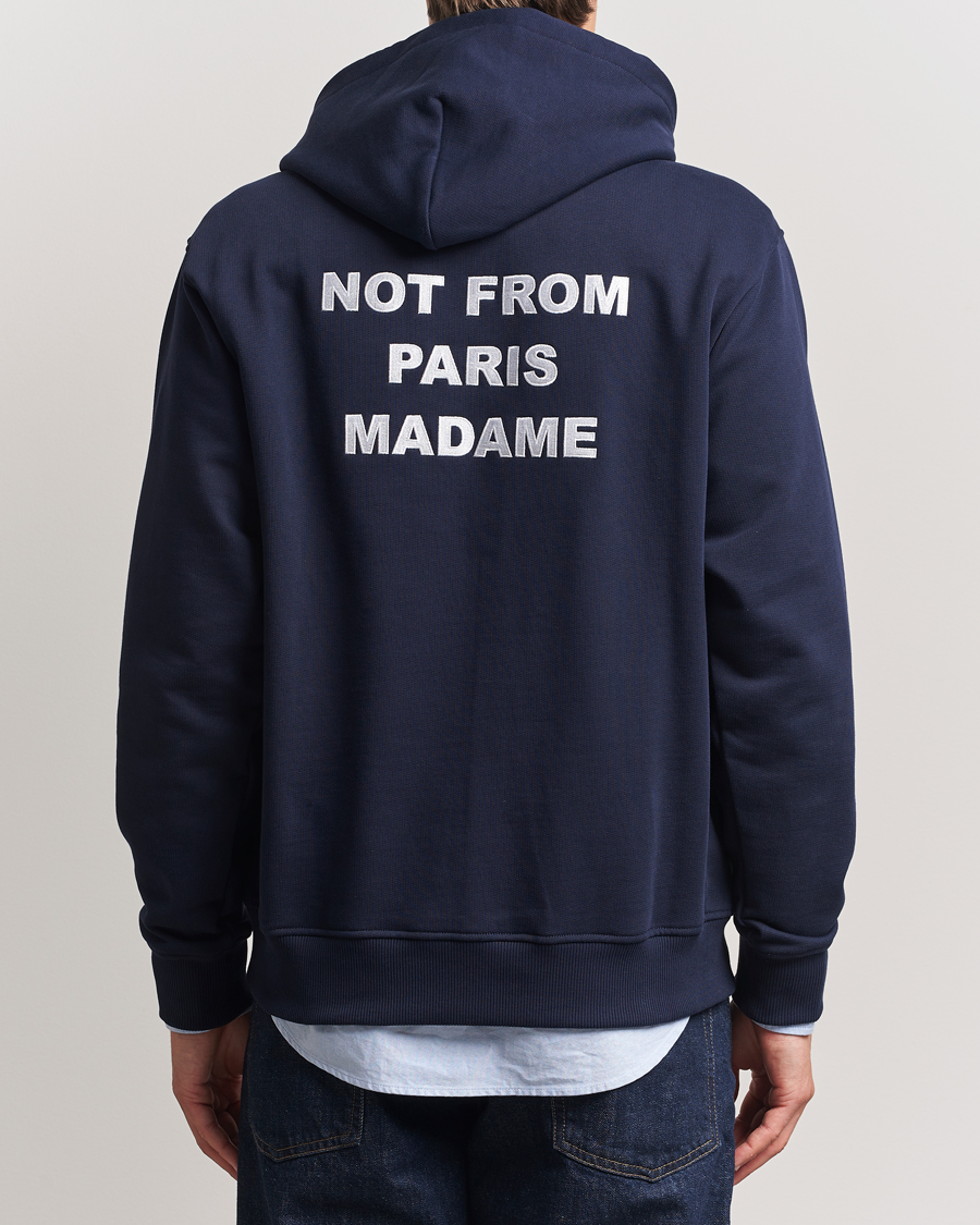 Herre | Gensere | Drôle de Monsieur | Slogan Hoodie Navy