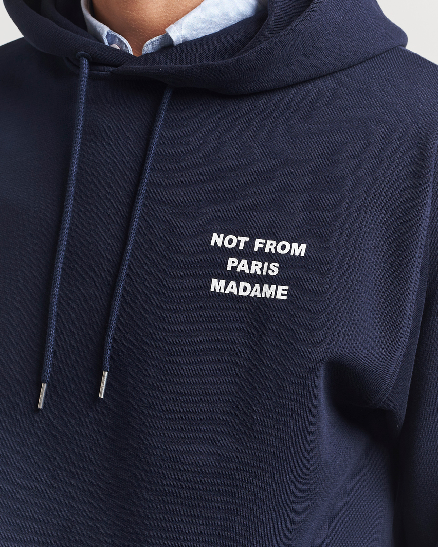 Herre | Gensere | Drôle de Monsieur | Slogan Hoodie Navy