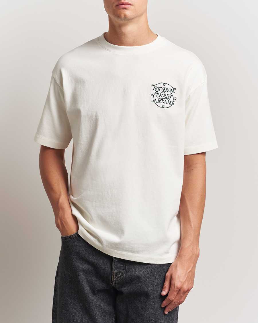 Herre | T-Shirts | Drôle de Monsieur | Slogan Tresses T-Shirt Off White