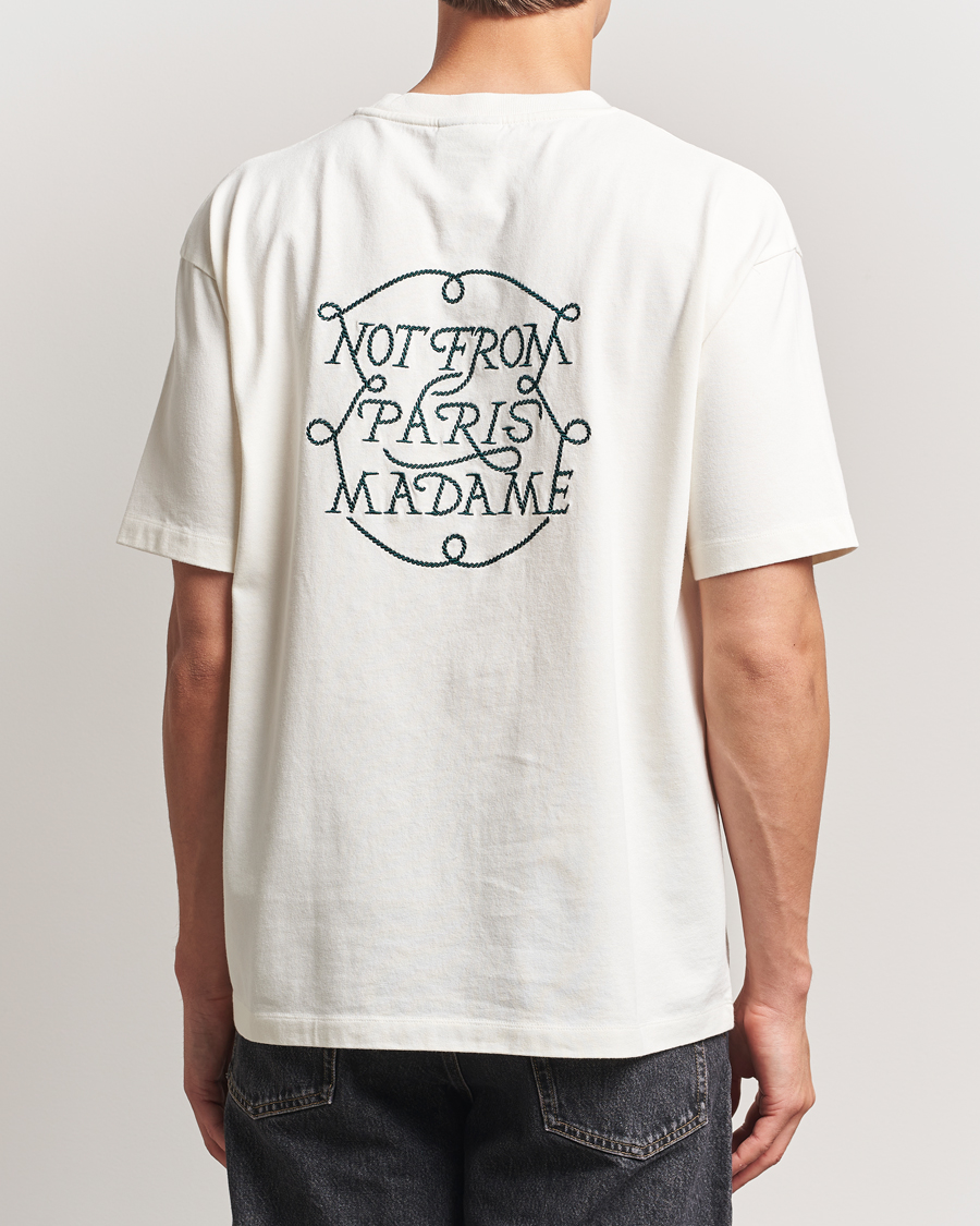 Herre | T-Shirts | Drôle de Monsieur | Slogan Tresses T-Shirt Off White