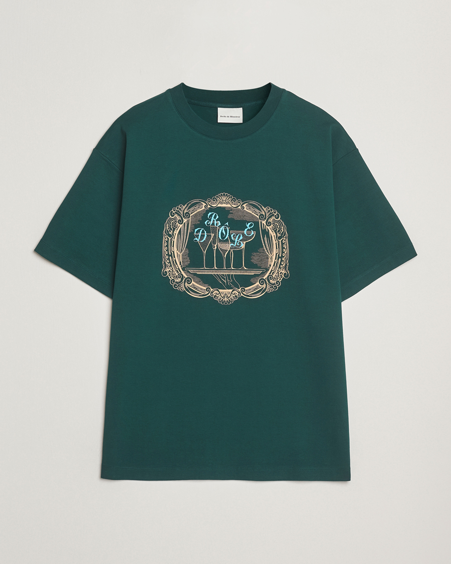 Herre | T-Shirts | Drôle de Monsieur | Plateau T-Shirt Dark Green