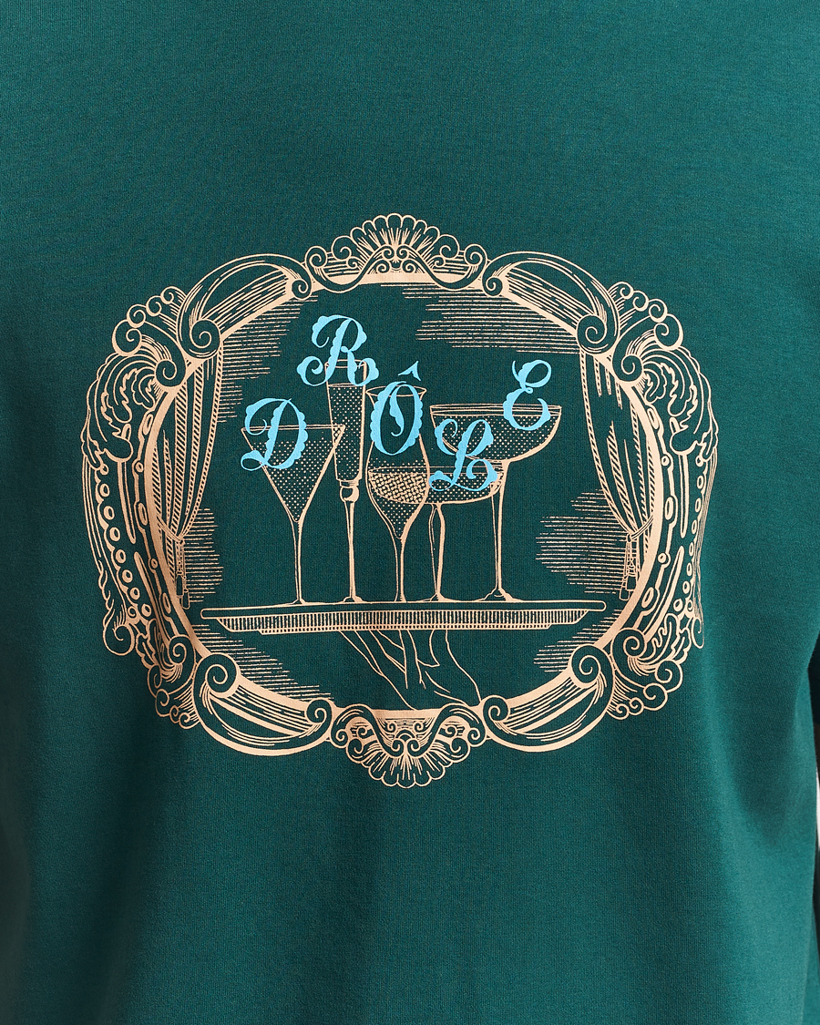 Herre | T-Shirts | Drôle de Monsieur | Plateau T-Shirt Dark Green