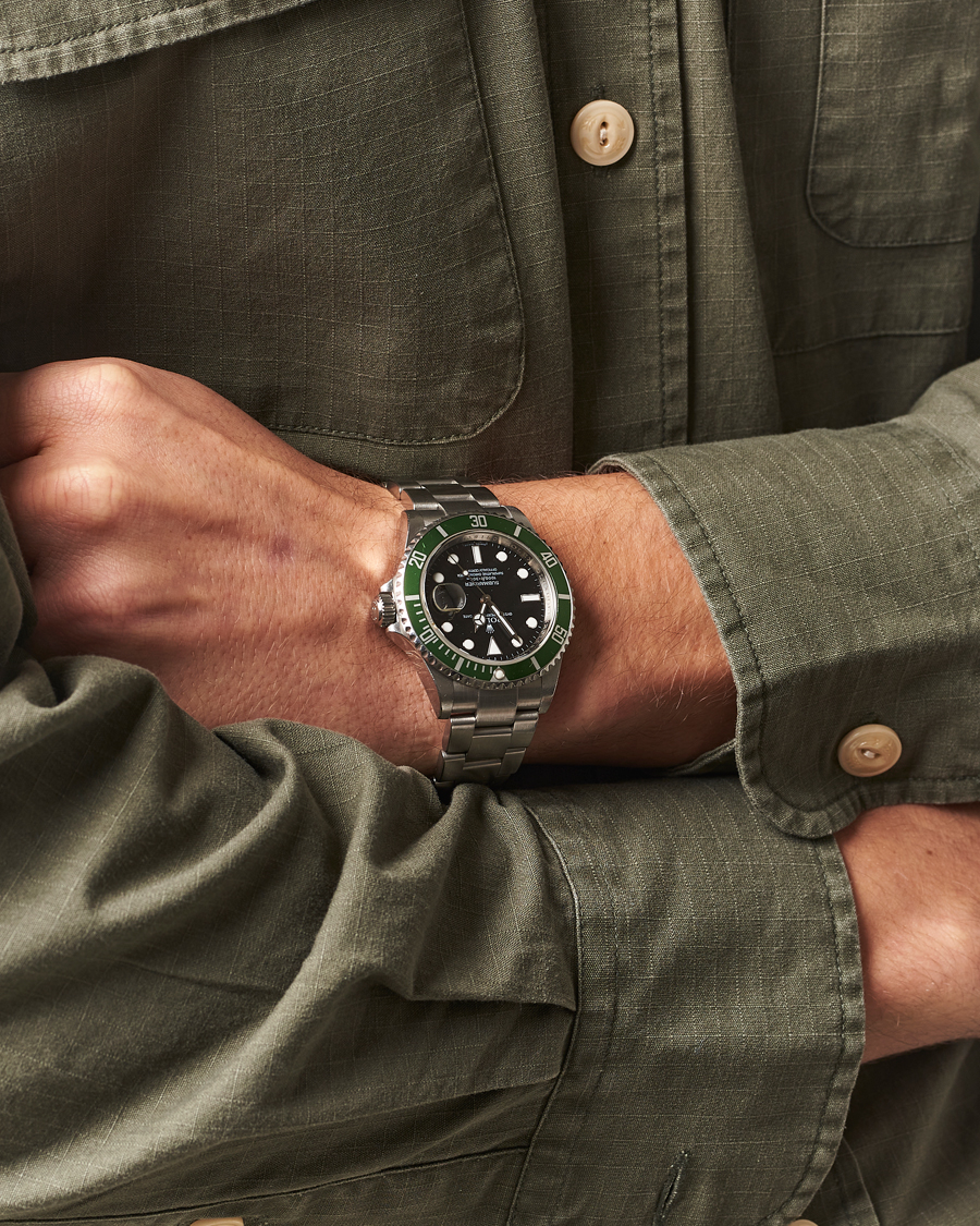 Herre | Rolex Pre-Owned Submariner Kermit | Rolex Pre-Owned | Submariner Kermit