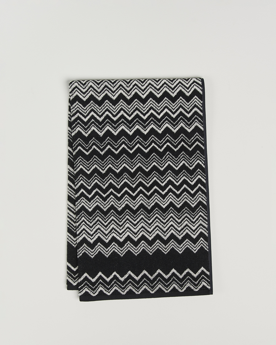 Herre | Tekstiler | Missoni Home | Keith Bath Towel 70x115cm Black/White