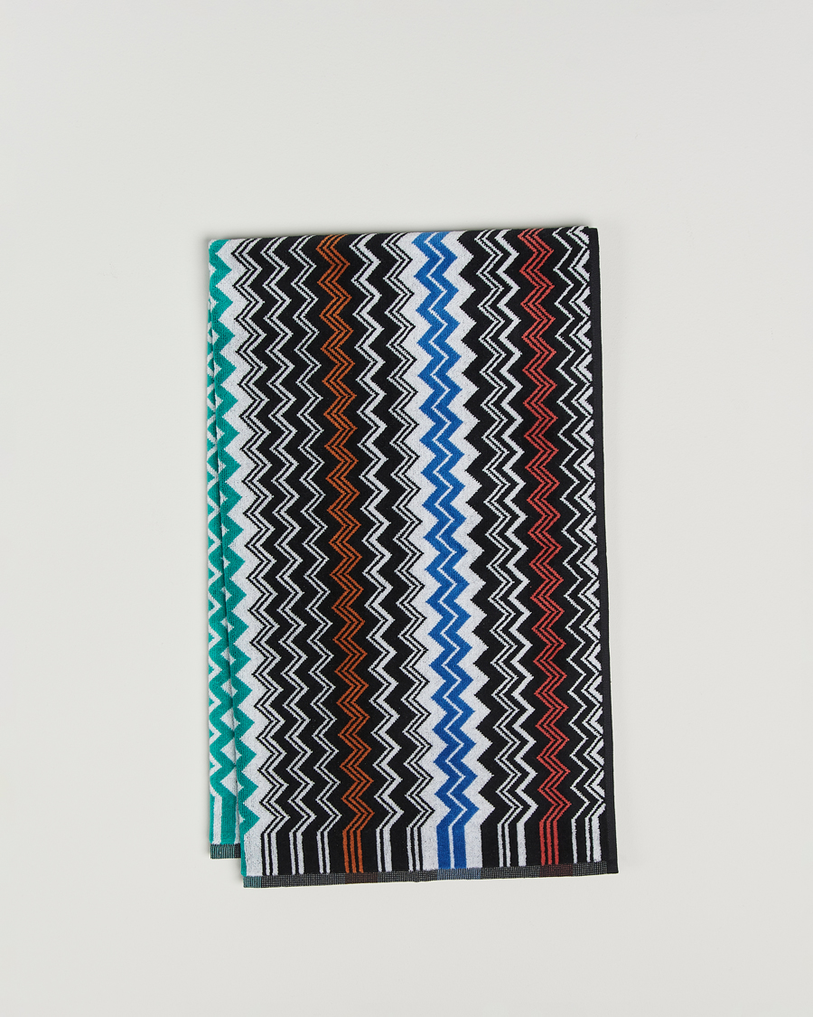 Herre | Tekstiler | Missoni Home | Neoclassic Bath Towel 70x115cm Black Multi
