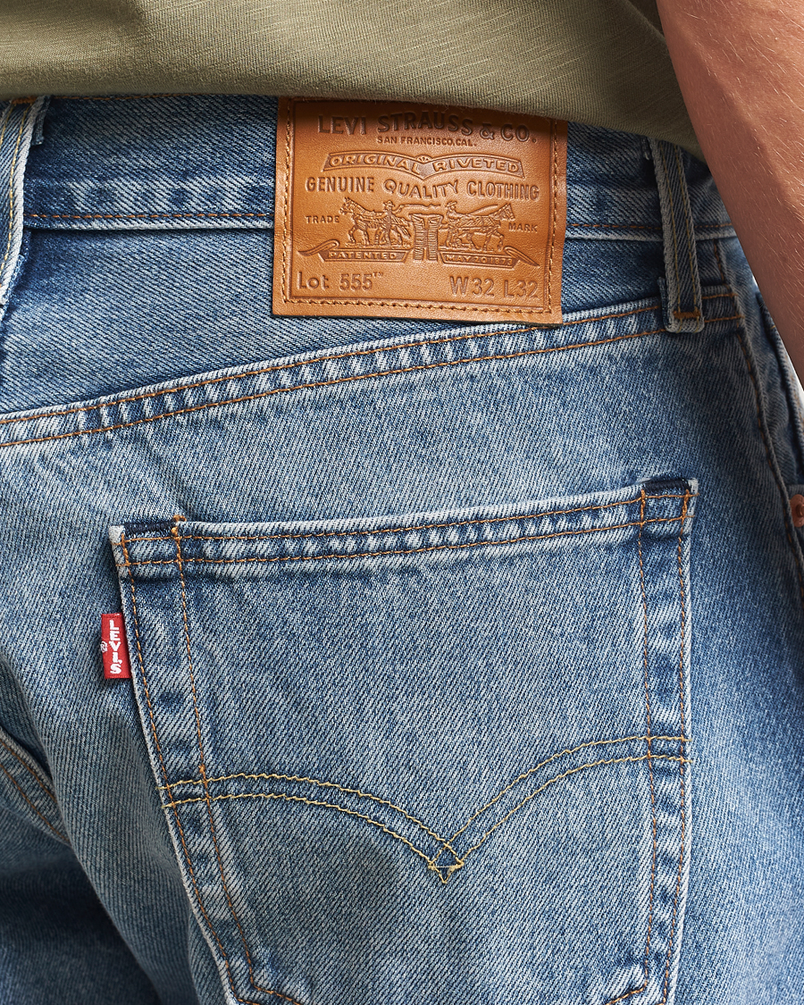 Herre | Skjorter | Levi's | 555 Relaxed Straight Jeans Indigo Champion