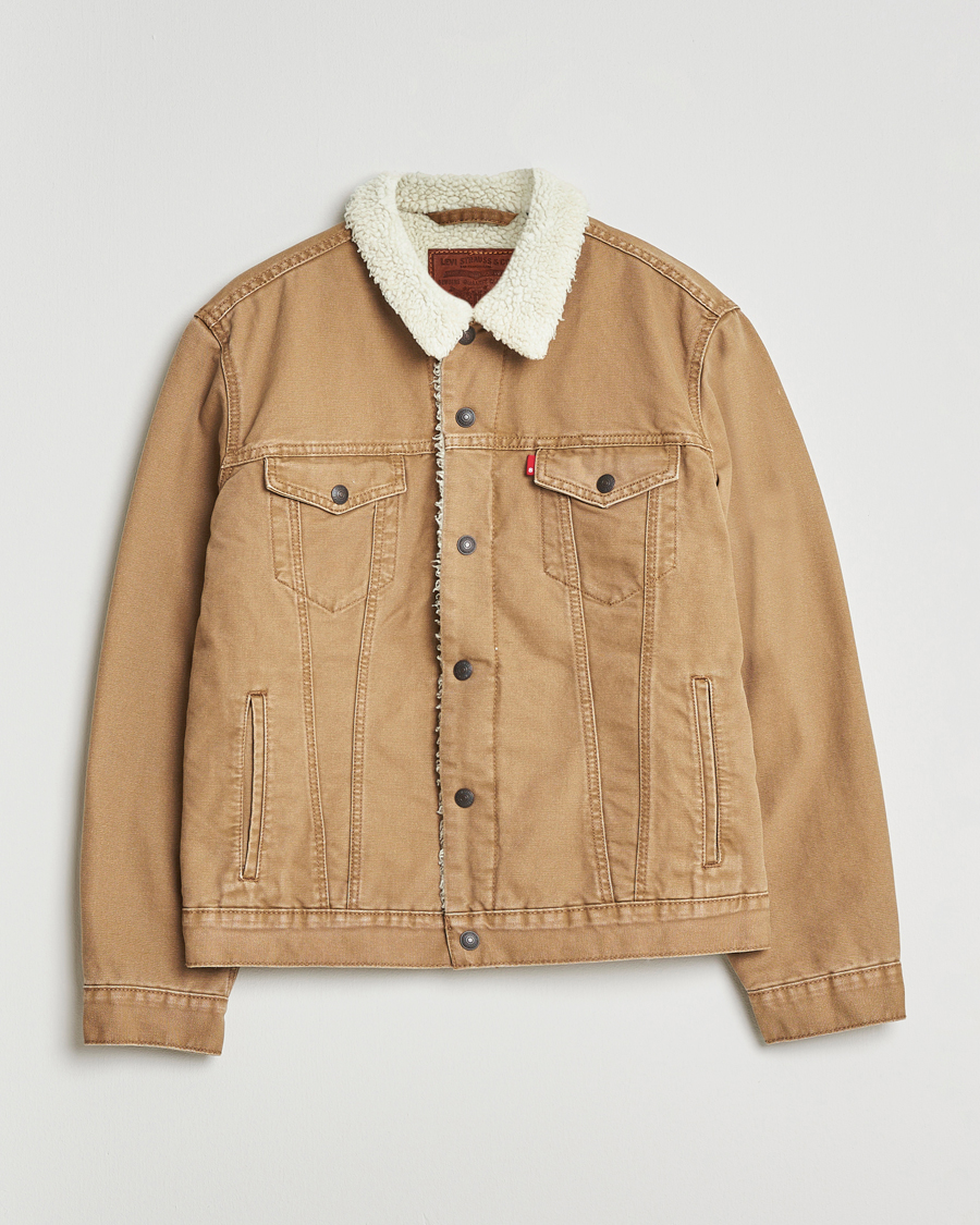 Herre | Jakker | Levi's | Type 3 Sherpa Trucker Ermine Brown