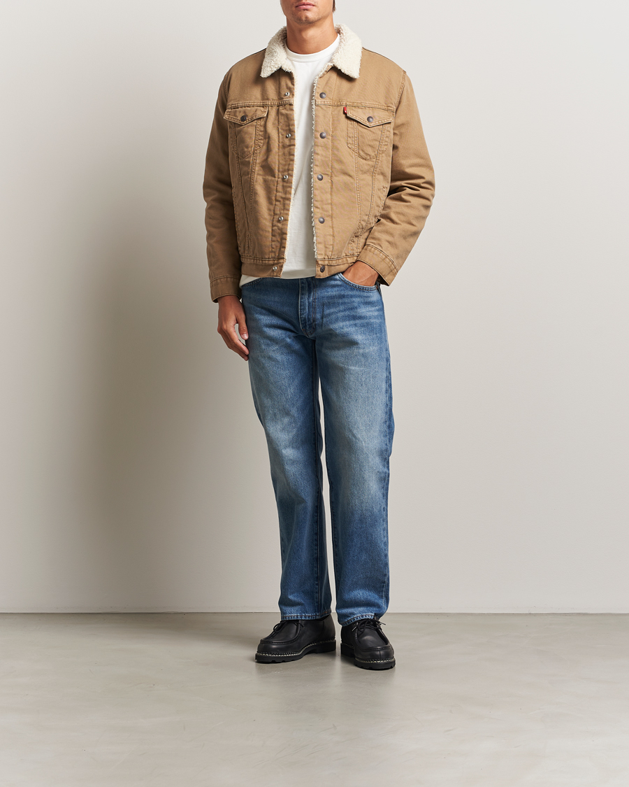 Herre | Jakker | Levi's | Type 3 Sherpa Trucker Ermine Brown