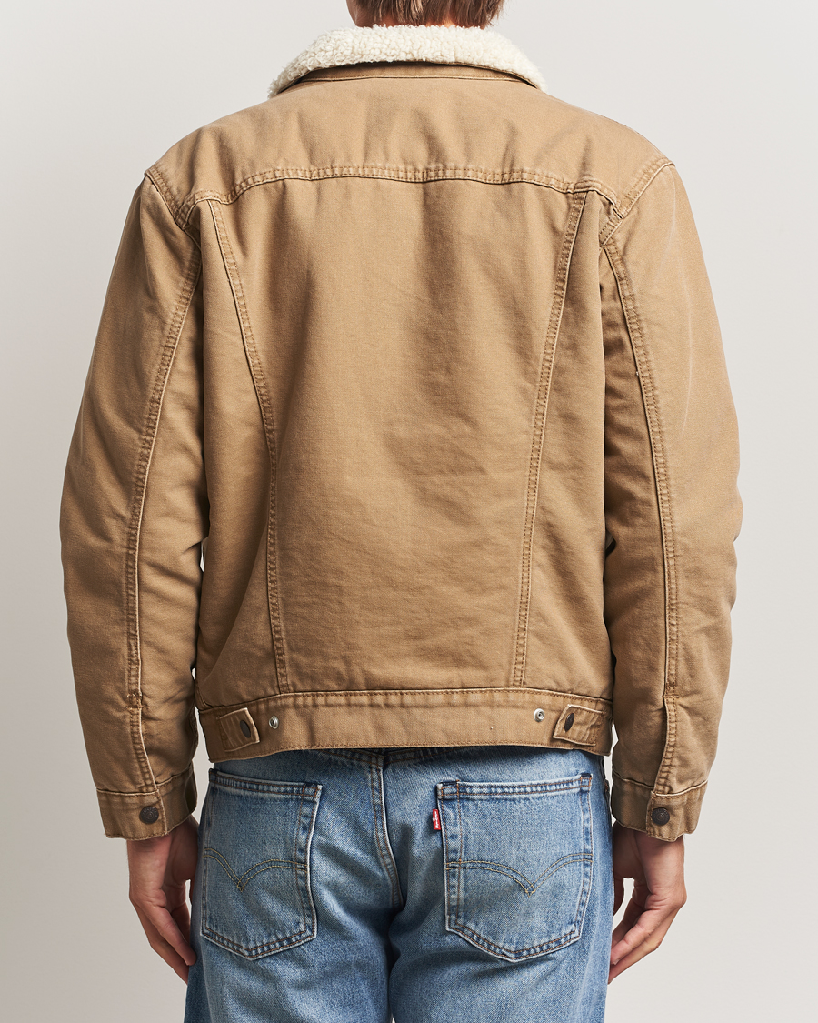 Herre | Jakker | Levi's | Type 3 Sherpa Trucker Ermine Brown