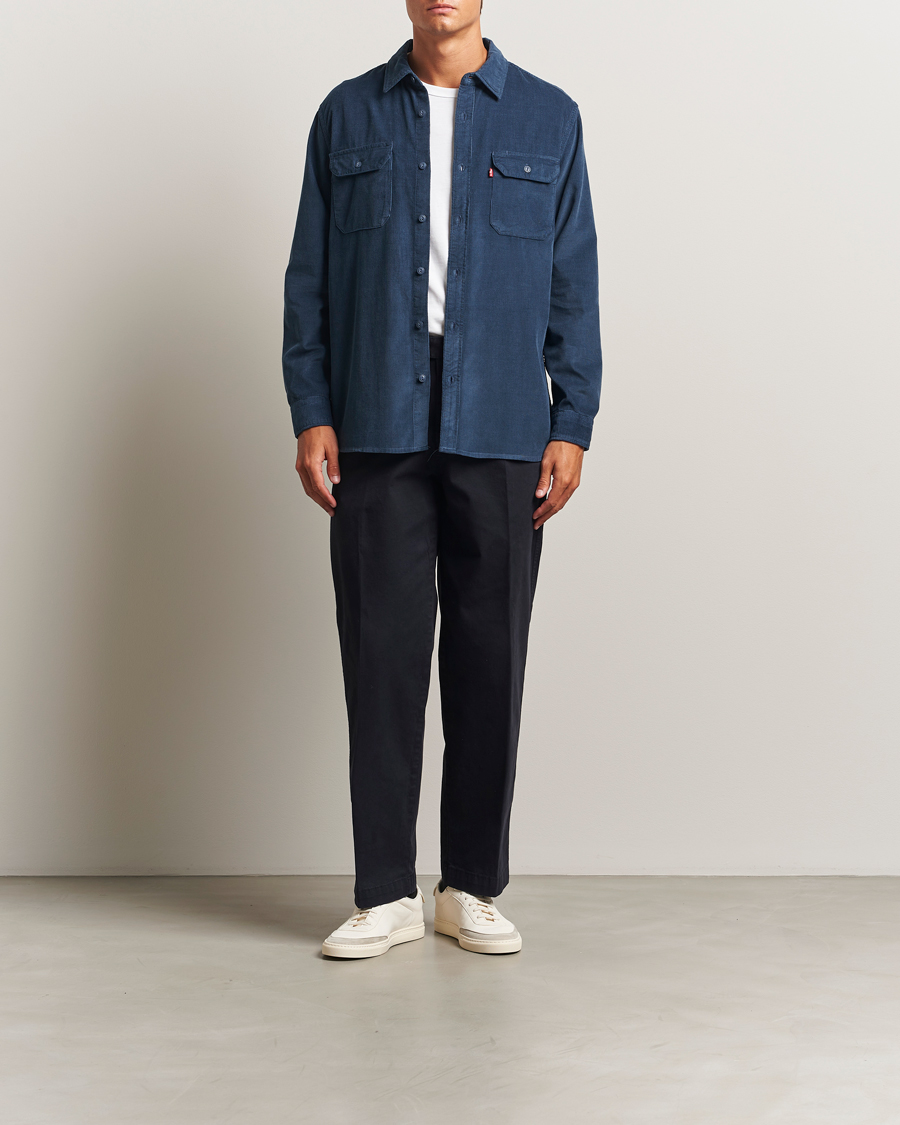 Herre | Skjorter | Levi's | Jackson Corduroy Worker Shirt Zodiac Blue