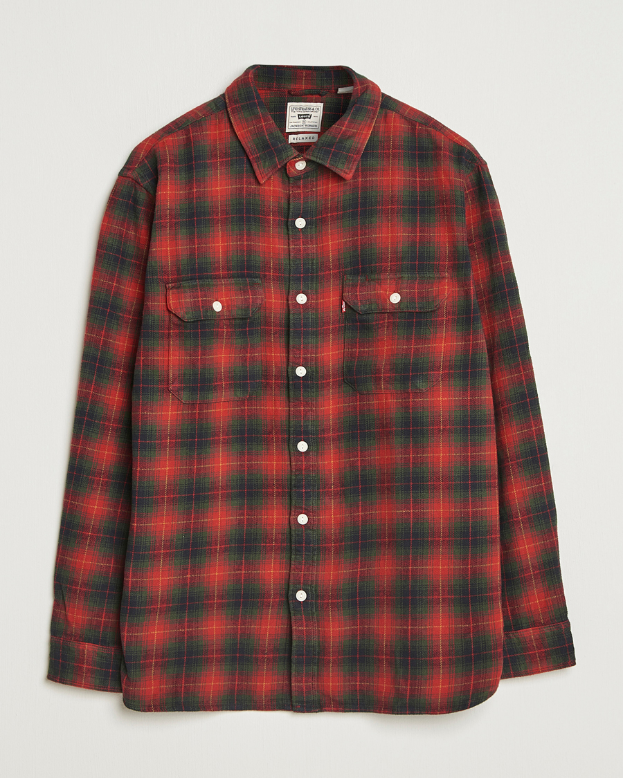 Herre | Skjorter | Levi's | Jackson Worker Shirt Rythmic Red