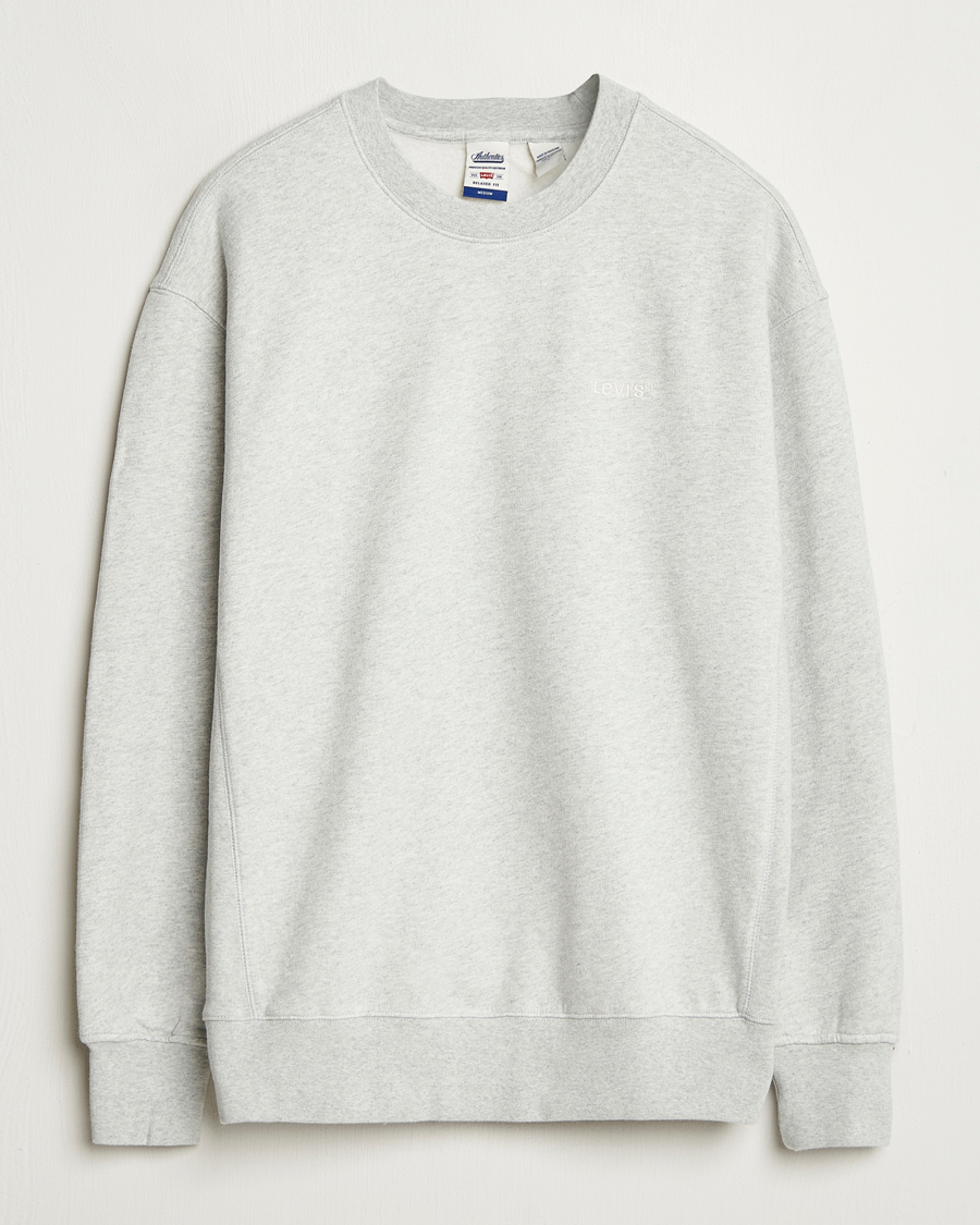 Herre | Gensere | Levi's | Authentic Crew Neck Sweatshirt Light Grey Heather