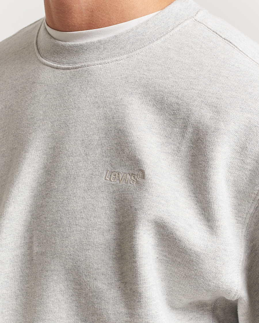 Herre | Gensere | Levi's | Authentic Crew Neck Sweatshirt Light Grey Heather