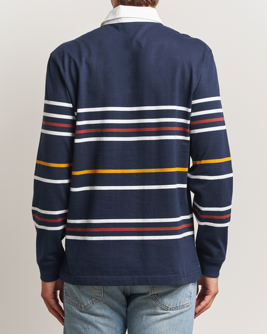 Herre | Gensere | Levi's | Union Striped Rugby Sweater Navy Blazer