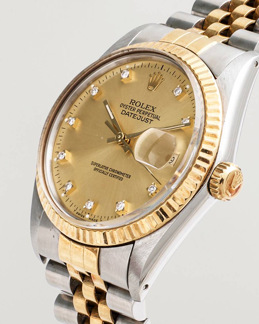 Herre | Rolex Pre-Owned Datejust G/S 36 Dia | Rolex Pre-Owned | Datejust G/S 36 Dia