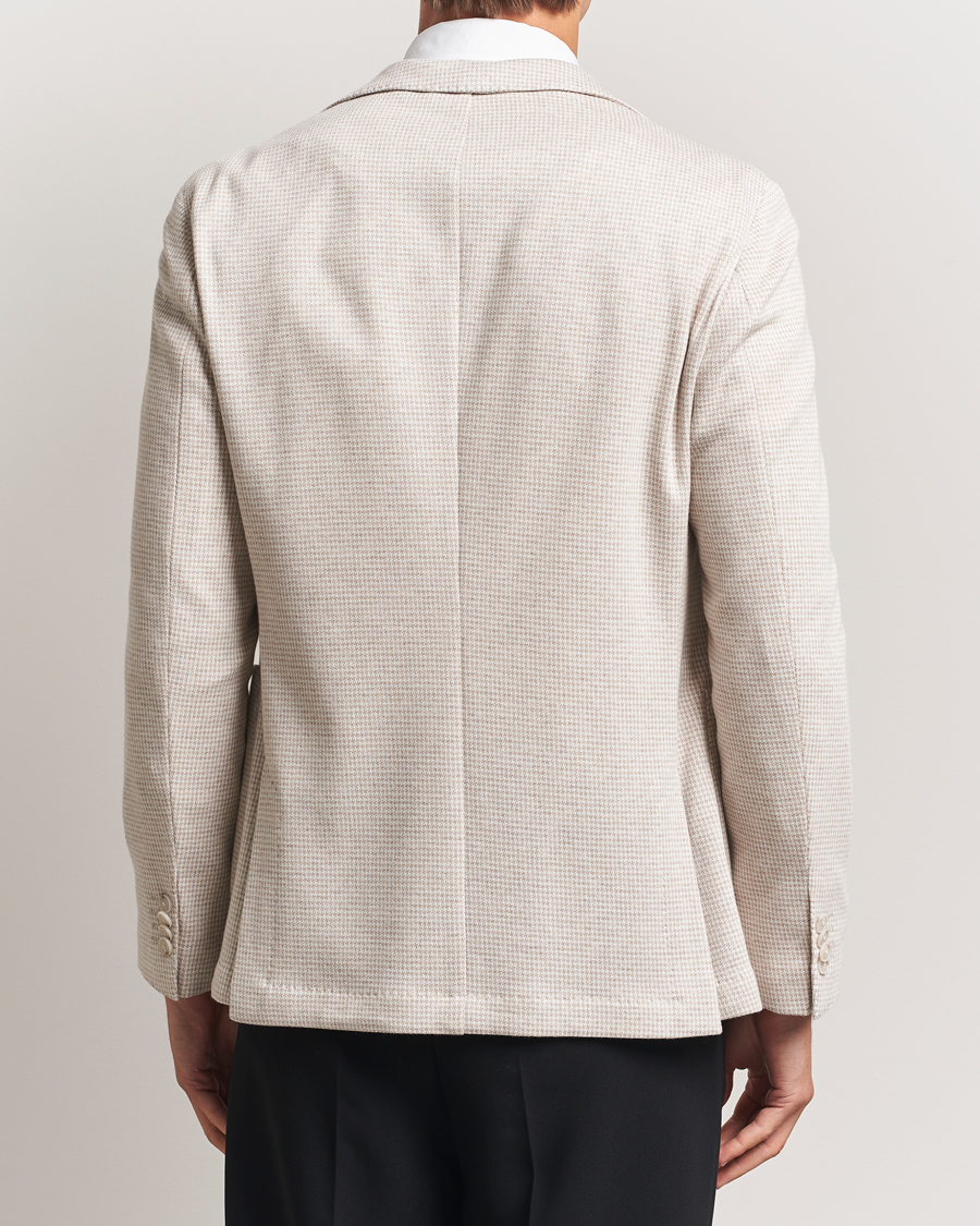 Herre | Dressjakker | BOSS BLACK | Hanry Cotton Pepita Blazer Medium Beige