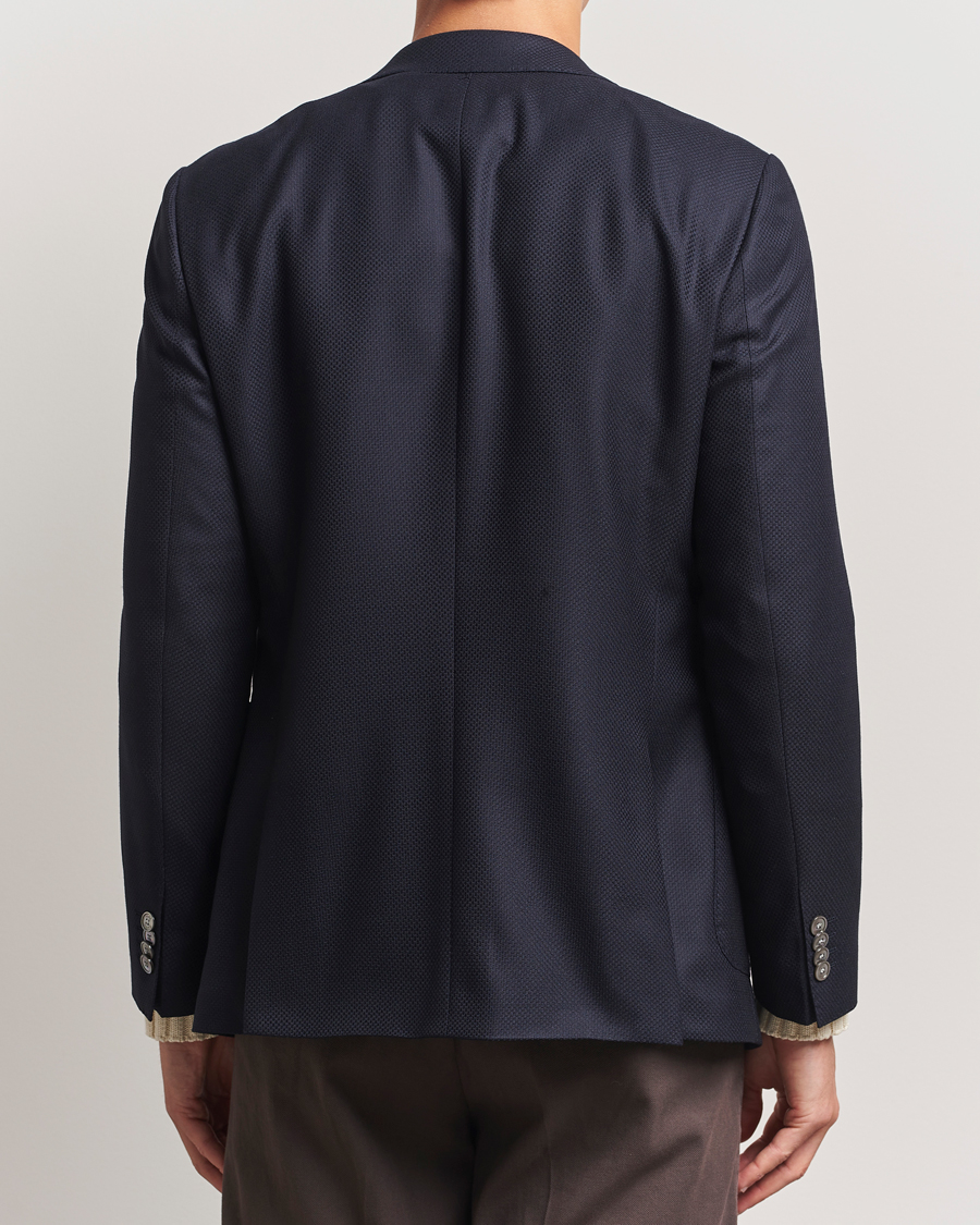 Herre | Dressjakker | BOSS BLACK | Hutson Structured Blazer Dark Blue