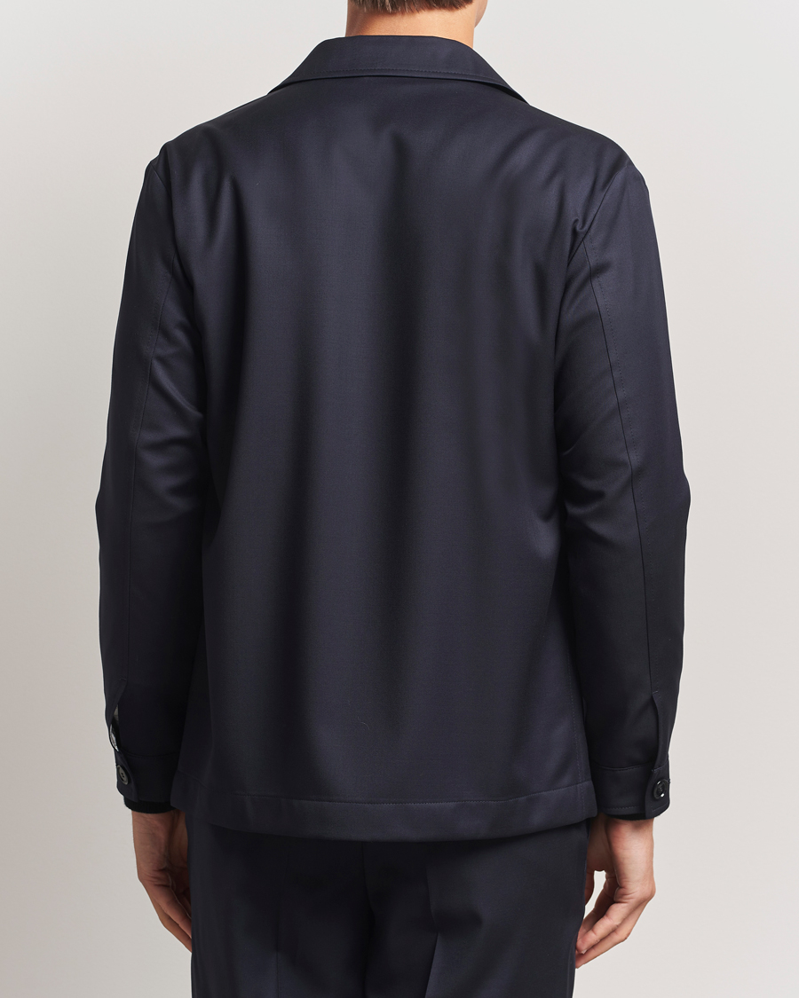 Herre | Jakker | BOSS BLACK | Carper Overshirt Dark Blue