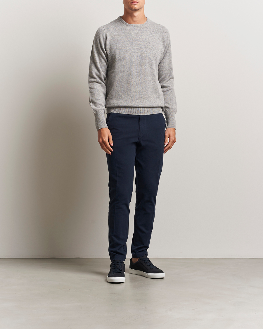 Herre | Bukser | BOSS BLACK | Kaiton Structured Chinos Dark Blue