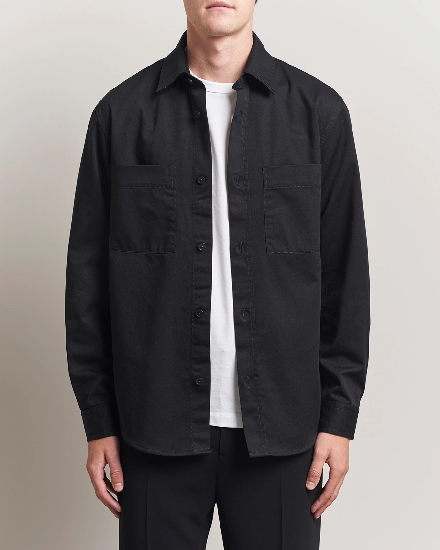 Herre | Skjorter | BOSS BLACK | Owen Overshirt Black