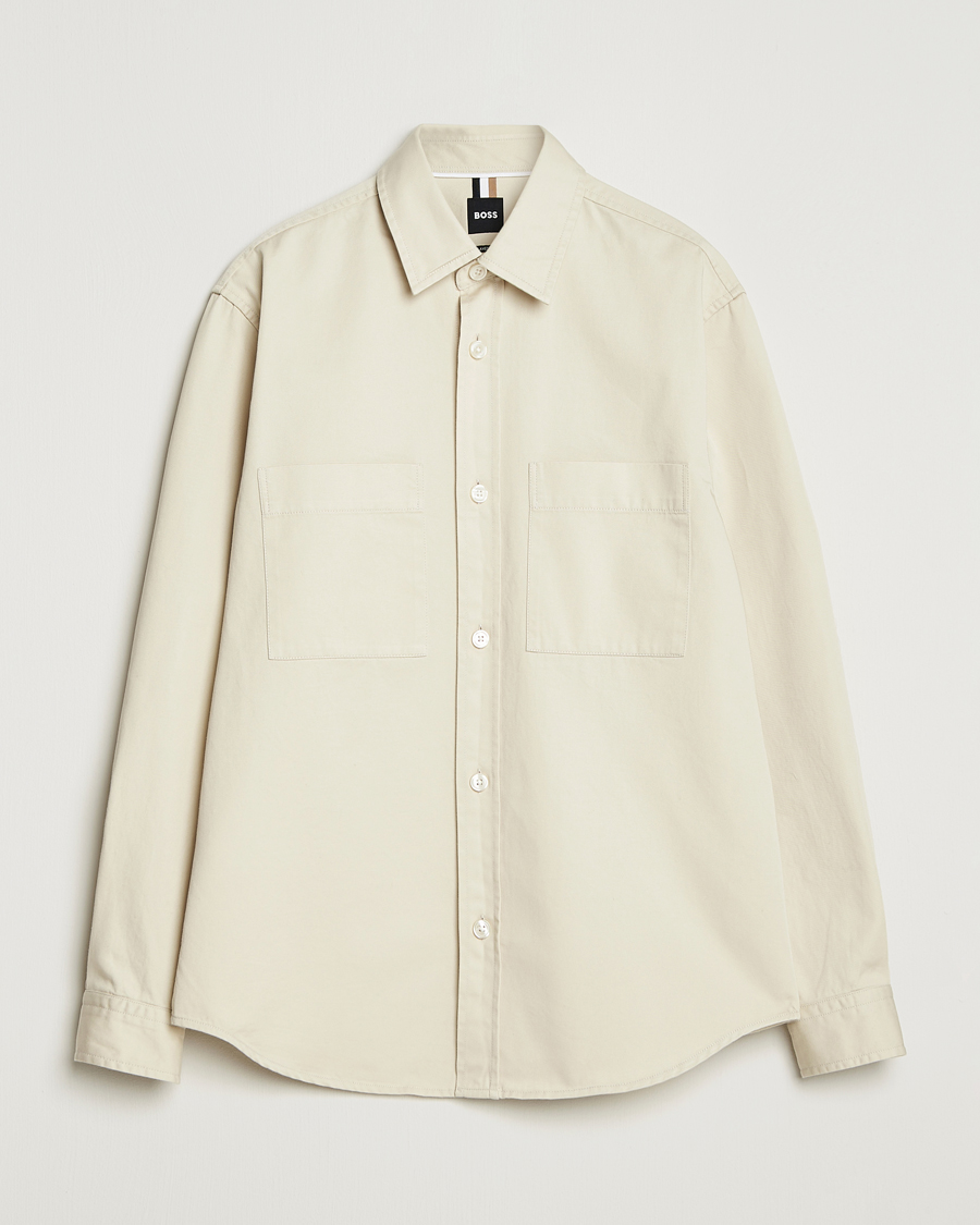 Herre | Skjorter | BOSS BLACK | Owen Overshirt Open White
