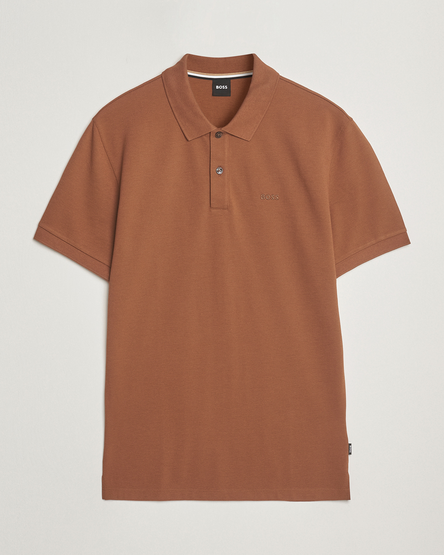 Herre | Pikéer | BOSS BLACK | Pallas Polo Medium Brown
