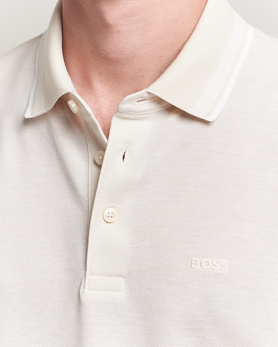 Herre | Pikéer | BOSS BLACK | Prout Polo Open White