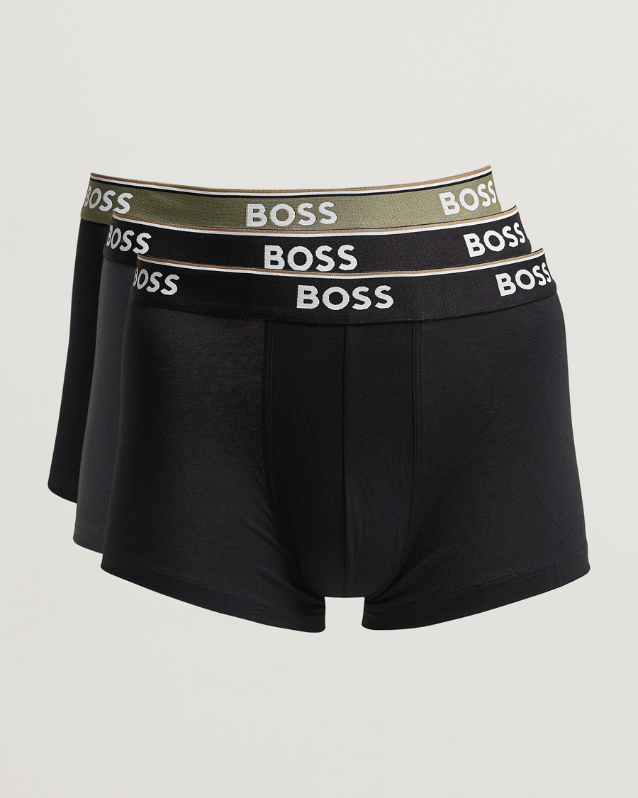 Herre | Undertøy | BOSS BLACK | 3-Pack Trunk Grey/Black