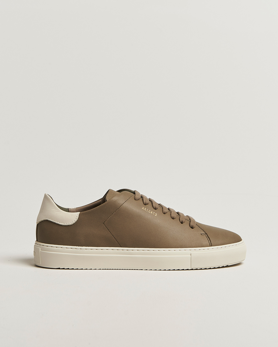 Herre | Sneakers | Axel Arigato | Clean 90 Nubuck Sneaker Dark Green/Light Beige