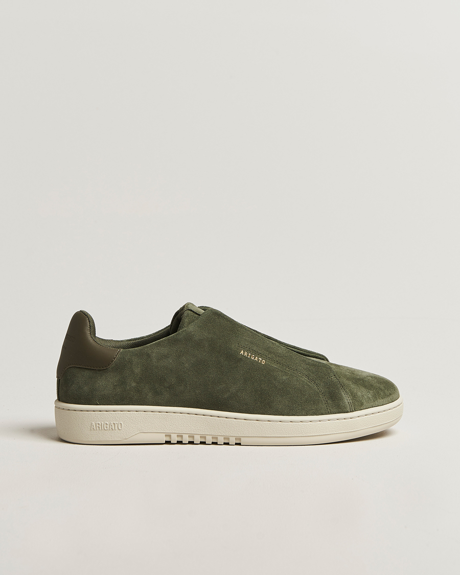 Herre | Sneakers | Axel Arigato | Dice Laceless Suede Sneaker Dark Green