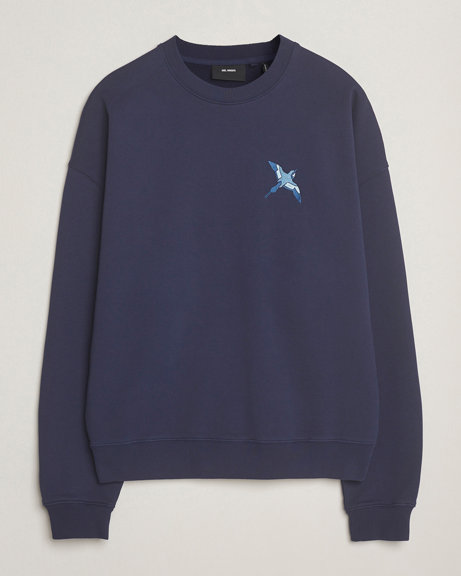 Herre | Gensere | Axel Arigato | Micro Bee Bird Sweatshirt Navy