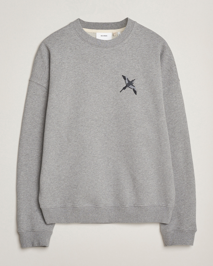Herre | Gensere | Axel Arigato | Micro Bee Bird Sweatshirt Grey Melange