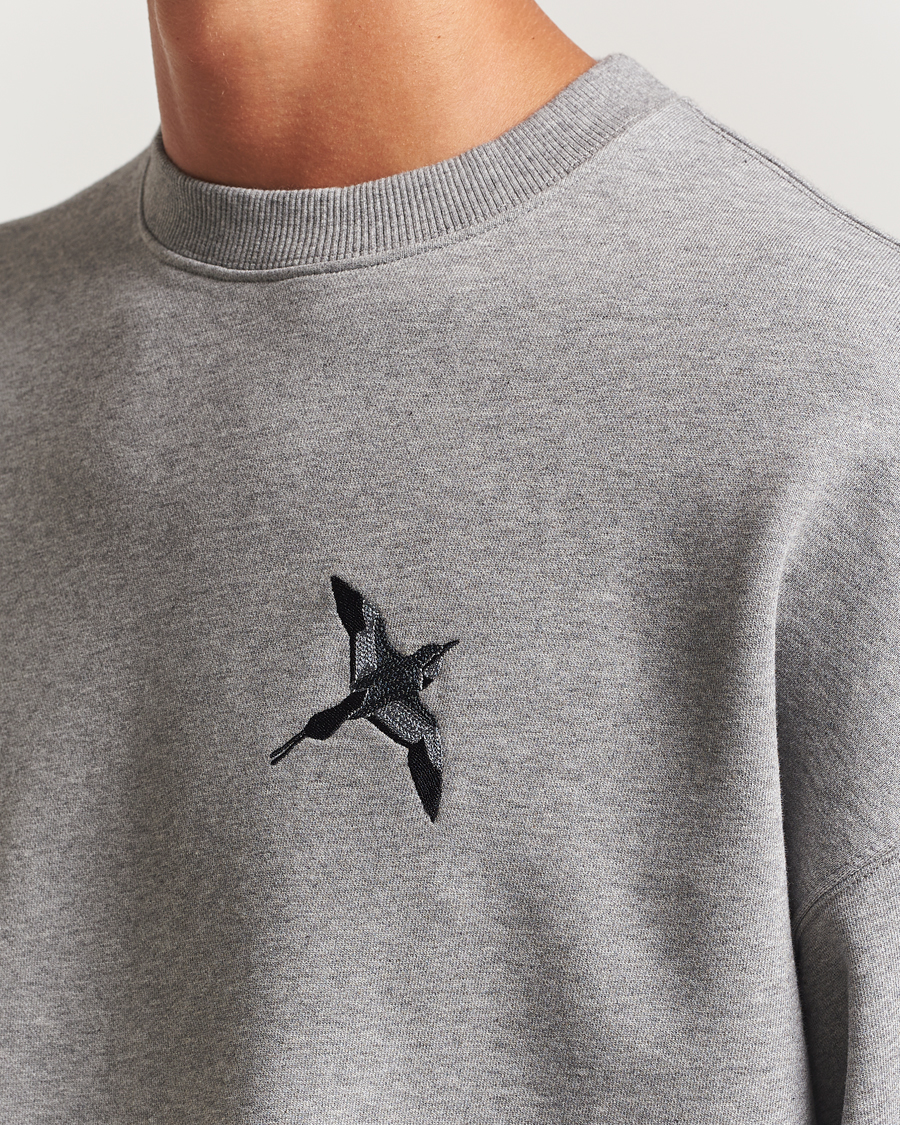 Herre | Gensere | Axel Arigato | Micro Bee Bird Sweatshirt Grey Melange