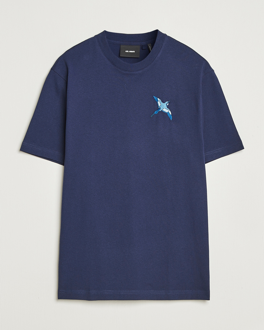 Herre | T-Shirts | Axel Arigato | Micro Bee Bird T-Shirt Navy