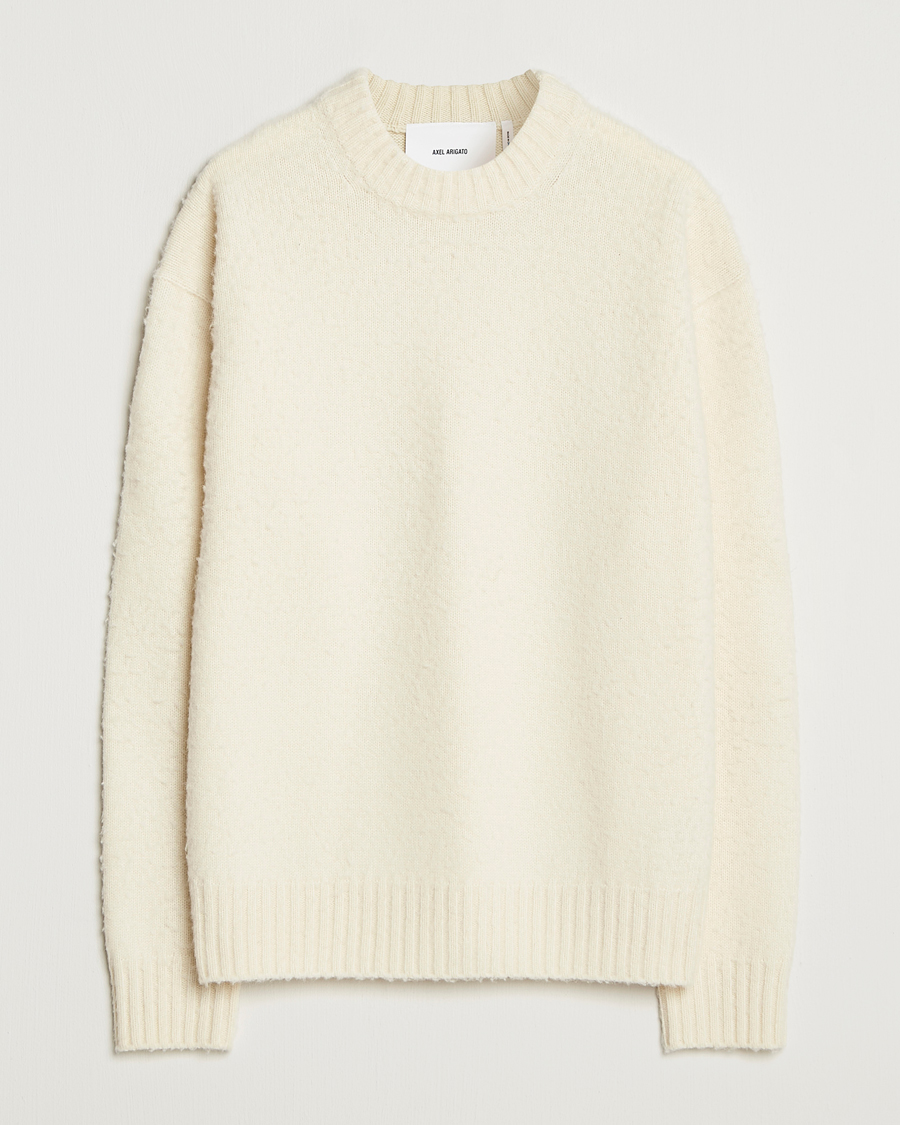 Herre | Gensere | Axel Arigato | Miles Bouclé Knitted Sweater Off White