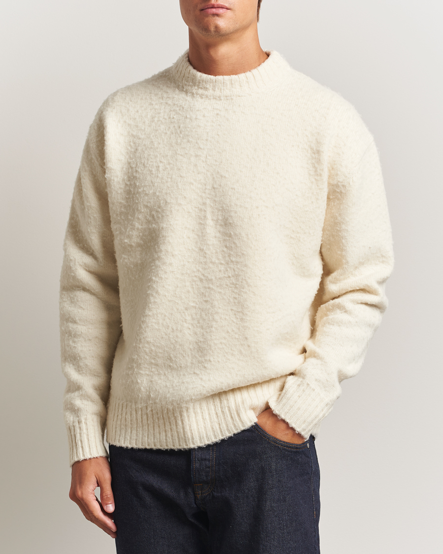 Herre | Gensere | Axel Arigato | Miles Bouclé Knitted Sweater Off White