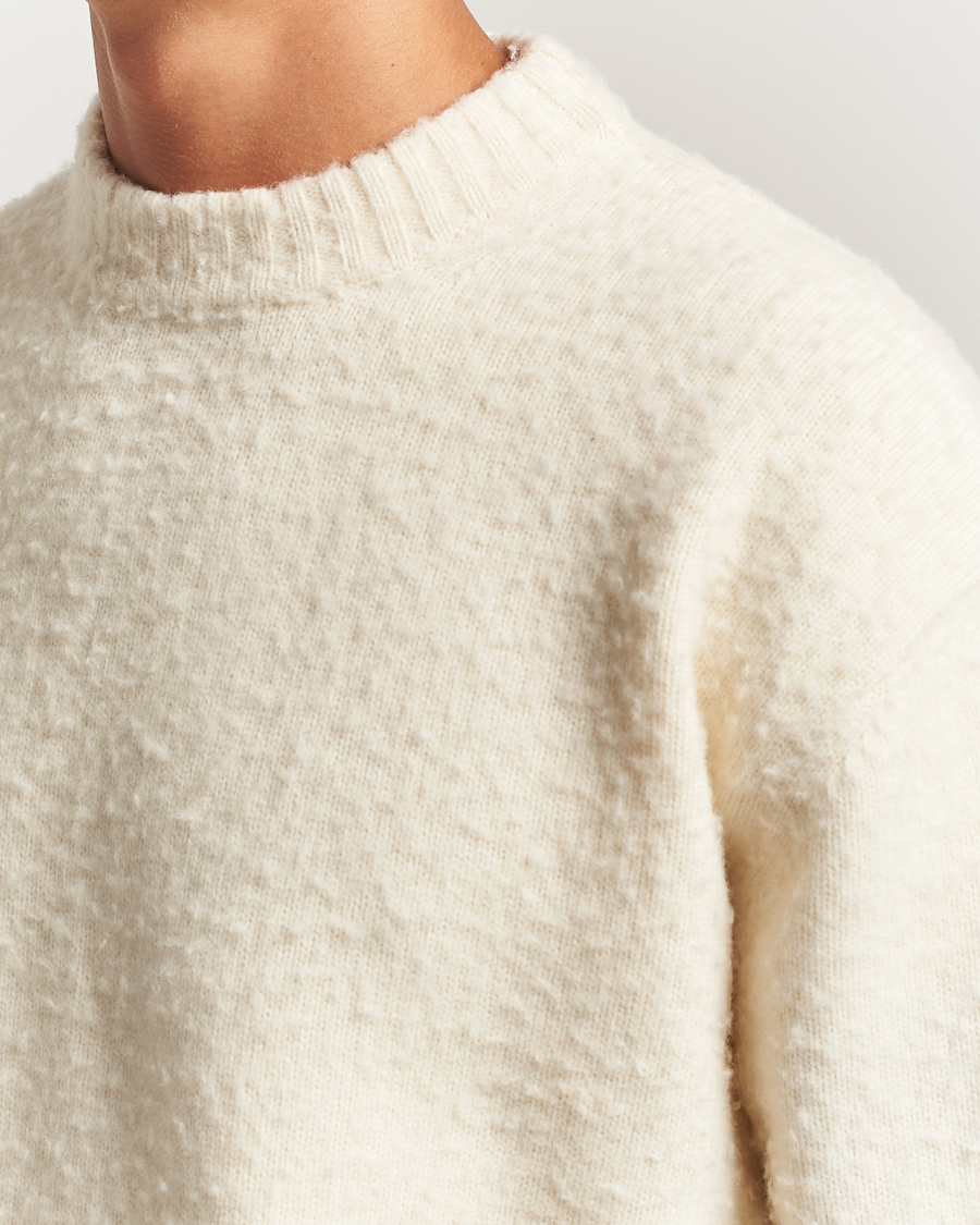 Herre | Gensere | Axel Arigato | Miles Bouclé Knitted Sweater Off White