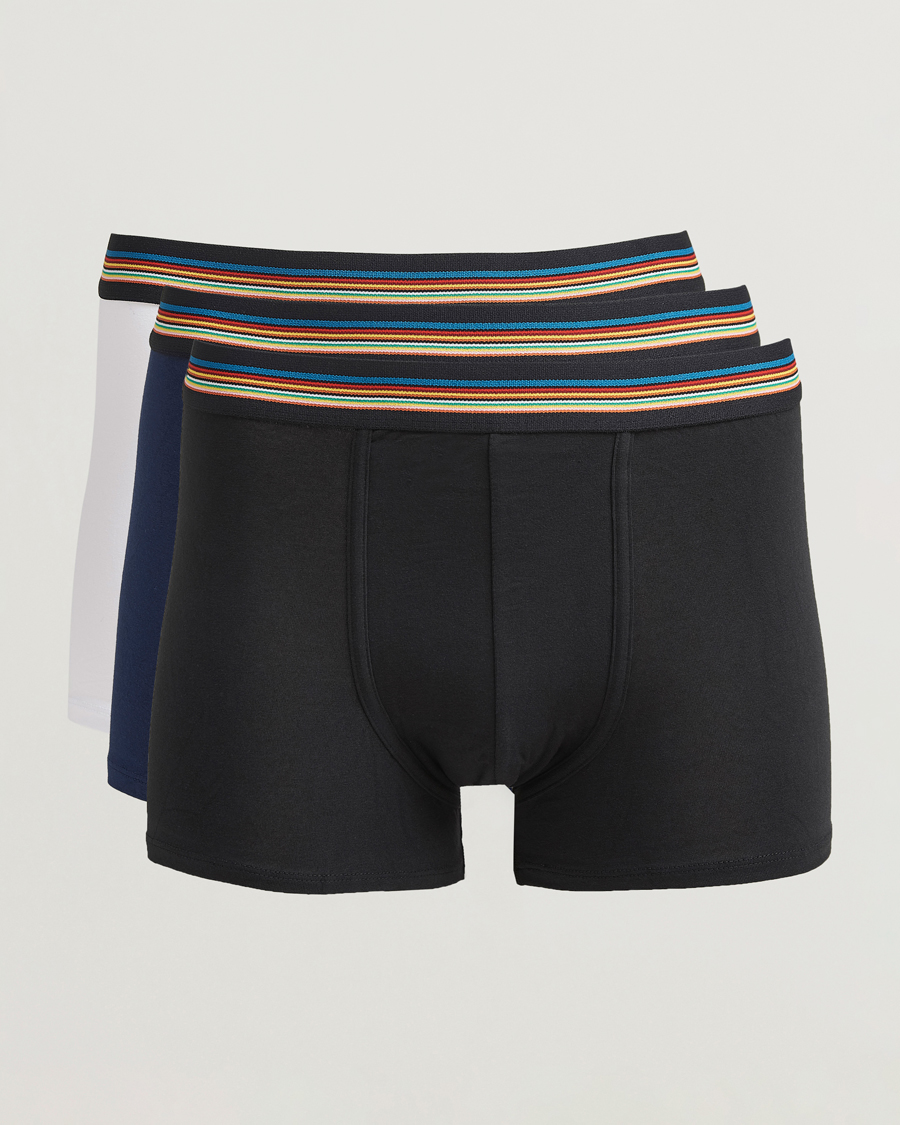 Herre | Undertøy | Paul Smith | 3-Pack Trunk White/Navy/Black